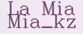 La Mia Mia_kz