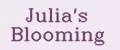 Julia's Blooming