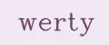 WERTY