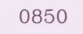 0850