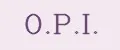 O.P.I.