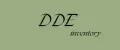 DDE inventory