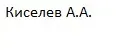 Киселев А.А.