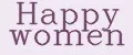 Happy women