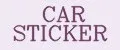Car sticker