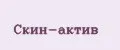 Скин-актив