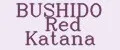 Bushido red katana