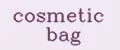 Cosmetic bag