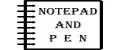 NOTEPAD AND PEN