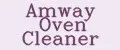 Amway Oven Cleaner