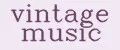 vintage music
