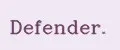 Defender.
