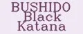 Bushido black katana