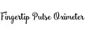 Fingertip Pulse Oximeter