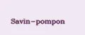 savin-pompon