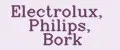 Electrolux, Philips, Bork
