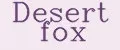 Desert Fox