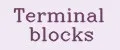 Terminal blocks
