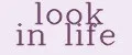 look in life