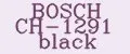 BOSCH CH-1291 black