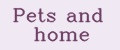 Pets and home