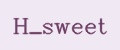 H_sweet