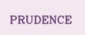 Prudence