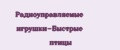 Радиоуправляемые игрушки-Быстрые птицы