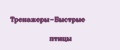 Тренажеры-Быстрые птицы