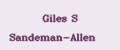 Giles S Sandeman-Allen