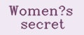 Women’s secret