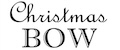 Christmas bow