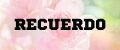 Recuerdo