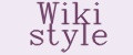 Wiki style