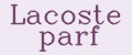 Lacoste parf