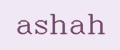 ashah