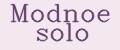 Modnoe solo