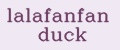 lalafanfan duck