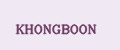 KHONGBOON