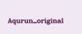 Aqurun_original