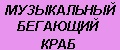 Музыкальный бегающий краб