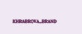 Аналитика бренда KHRABROVA_BRAND на Wildberries