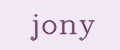 jony