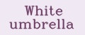 White umbrella