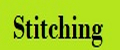 Stitching