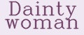 Dainty woman