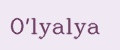 O'lyalya
