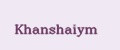 Khanshaiym