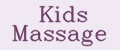 Kids Massage