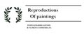 REPRODUCTIONS OF PAINTINGS